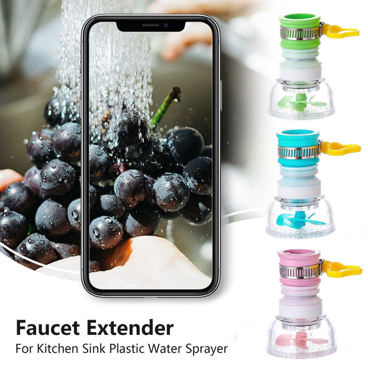 360° Faucet Extender — Stop the Splash, Start the Flow